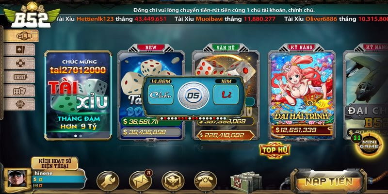 Tiêu chí lựa chọn nhà cái xóc đĩa online B52